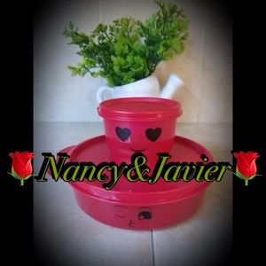 TUPPERWARE NEW! LITTLE WONDERS SMILEY FACES SET